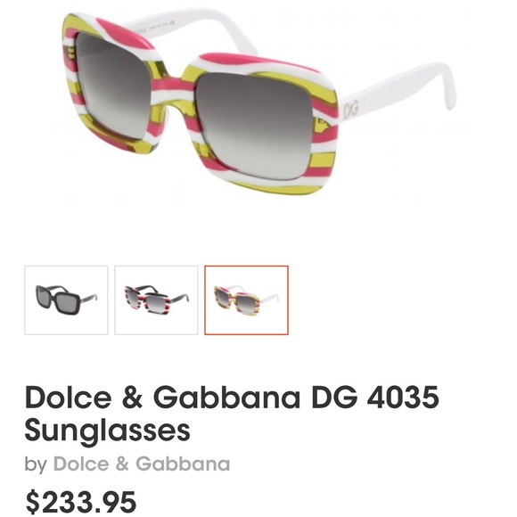 AUTHENTIC Dolce & Gabbana very unique sunglasses - Picture 6 of 6
